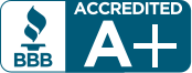 BBB A Plus ranking and Accreditation Icon
