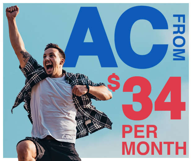AC from $34 per Month